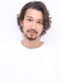 束感ツーブロックマッシュパーマウルフ波巻きスキンフェード 116