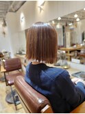 切りっぱなしボブ