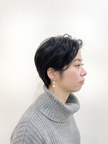 ［金子涼］韓国ツヤカラーハンサムショート