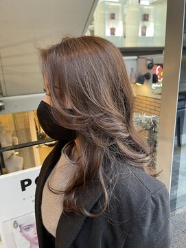 ラフ(LAFF) #黒髪#ボブルフ#ネビージュ#小顔#ワンレン