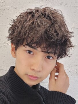 フィフス 原宿(fifth) ツイストスパイラルパーマツーブロックマッシュ波巻きパーマ