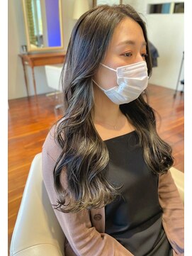 ビーハイブ 一番町店 アヴェダ(BEHIVE) カーキグレージュ×ヨシンモリ巻き