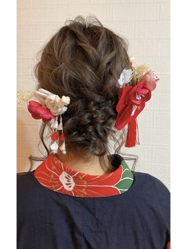 アールイー(Re:) 浴衣ヘアセット　アップスタイル