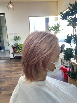 ウジュヘアー(UZU hair) ピンクホワイト