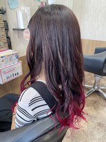 トレフル 東岸和田店(Trefle)&nbsp;10代20代30代大人可愛いグラデーションカラー透明感ピンク