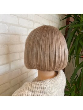 ビス ヘア アンド ビューティー 西新井店(Vis Hair＆Beauty) 透明感カラー★ダブルカラーブリーチミルクティーベージュ