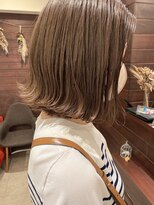 ジャム(Jam)&nbsp;切りっぱなしボブ×まろやかグレージュ★中村大輔