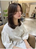 20代 30代 40代 ロングヘア レイヤーカット小顔カット2wayバング
