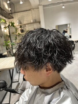 エイト 北千住店(EIGHT) マッシュ×刈り上げ波巻きパーマ【EIGHT北千住 】