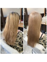 ムーブ(Moob)&nbsp;外国人風透明感ミルクティーベージュカラー【別府】