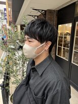 トータルビューティ ジェム バイ ヘアタイム(TOTAL BEAUTY gem by HAIR TIME) メンズカット　前髪アシンメトリー