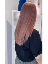 ファムエリア(FEMME AREA)&nbsp;ピンクベージュ　ダブルカラー　ブリーチカラー