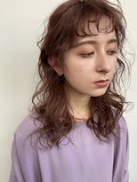 ディスアンドザット あびこ店(THIS&THAT) ニュアンスケアパーマ×透明感カラー