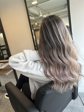 ラフ 難波店(LAFF) #セミディ#シアカラー#ショートヘアー#姫カット#ダークアッシュ