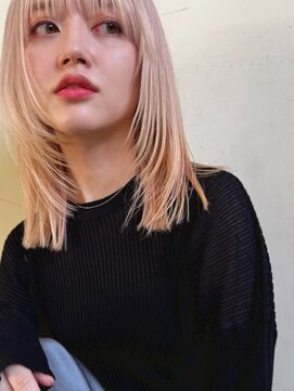 デビュー 沖縄泡瀬店(Debut) 前髪/アンブレラカラー/こなれミディ/イメチェン/ウェーブパーマ