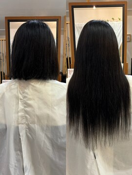 アーチフォーヘアー 梅田店(a-rch for hair) ミディアムからロングヘアに(^^)/