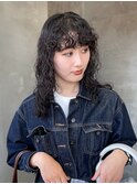 くるくるパーマスパイラルパーマウルフパーマ強めパーマ
