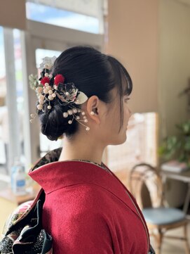 ティンク 着付けヘアセット