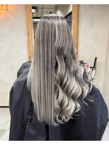 サニー 渋谷(SUNNY)&nbsp;バレイヤージュ、ハイライト、レイヤーカット、グレージュ