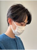 センターパート/ニュアンスパーマ/韓国/フェーザーパーマ/眉毛