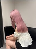 12203髪質改善ストレートラベンダーミルクティーホワイトピンク