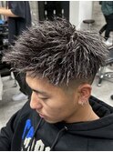ホワイトメッシュツイストジェットモヒカン