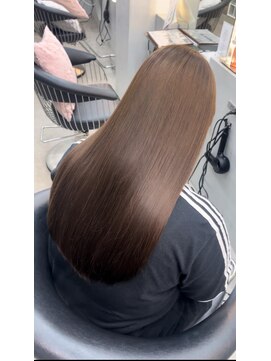 ロンドポレール 北千住(Lond polaire) 暗めカラー/レイヤーカット/マロンベージュ/くすみベージュ