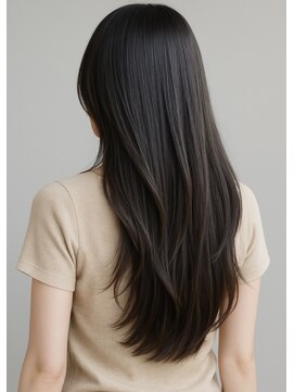 アーク(ARC+) 髪質改善カラーロングワンカールレイヤー