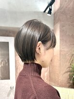 ロンドクロエ 横浜(Lond Chloe)&nbsp;★耳にかけれるショートボブ！伸ばしかけショート！グレージュ