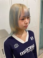 クレア 下北沢(CREA) 抜きっぱなしブロンドデザインカラー