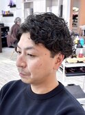 計算された無造作 “スパイラルパーマ”