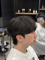 オーバルバイアピッシュ(OVARL by apish)&nbsp;フェザーシャドウパーマ/メンズ毛流れパーマシャドウパーマ