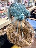 ヘアセットアップス(UP's) 韓国ヘア♪人気の『カチモリツインお団子』