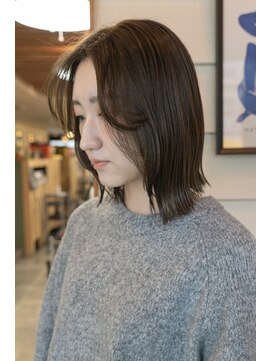 シビバイレボ(CIBI by revo) 地毛風カラー/切りっぱなしボブ[船橋駅/ボブ]