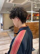 ゼスト 中野店(ZEST)&nbsp;【ZEST中野/イチカ】波巻きシャドウパーマ/メンズパーマ