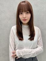 アッシュ 新杉田店(Ash)&nbsp;新杉田レイヤーカット韓国ダブルカラー顔周り前髪カットボブ