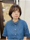大人女性も似合うトレンド！艶と動きのマッシュウルフ