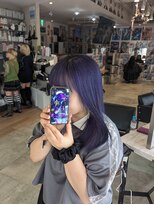 トーキョー オタクヘアー(TOKYO OTAKU HAIR) にじさんじ ドッピオ/推しカラー/概念カラー/紫/高彩度カラー