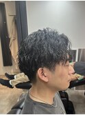 ショートウェーブパーマ