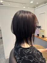 ユニヘアデザイン 徳島店(Uni. hair design) 【小顔見せ】大人可愛いレイヤー×ナチュラルブラウン