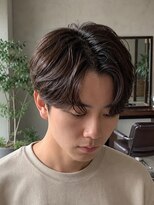 ローム(Rome)&nbsp;Men's/ミディアムショート/コンマヘア/チョコブラウン