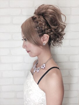 アンク クロス 吉祥寺店 編込みアップセット