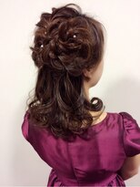 アクティフ(actif)&nbsp;actif フラワーハーフアップ