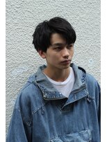 ブークル(boucle)&nbsp;サイドパートショートスマートマッシュセミウエットスタイル