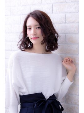 ヘアーアートシフォン 池袋西口店(Hair art chiffon) 着物黒髪イルミナカラーヘルシーレイヤーデジタルパーマボブ池袋