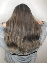 ナンバー(number+)&nbsp;20代30代大人可愛い艶感アッシュグレージュケアブリーチ