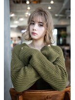 オースティン 流山おおたかの森(AUSTIN)&nbsp;大人かわいい前髪セシルカットココアブラウンフリンジウェーブ