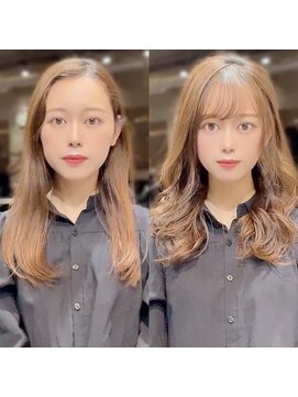 アフロート ギンザ(AFLOAT GINZA) AFLOAT GINZA【仲道 弘泰】前髪作った【before→after】