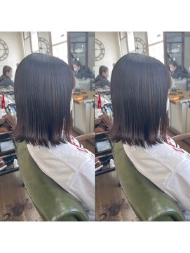 ヘアーサロン リバース(Hair Salon Rebirth) 【防府/Rebirth】切りっぱなしボブ