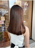 つやつやブラウンでモテ髪